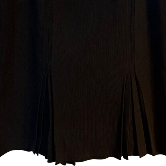 Grace Dane Lewis Career Skirt Black Size Medium Quiet Luxury Executive - Picture 2 of 4